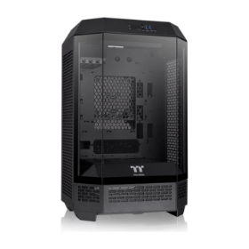 Picture of Thermaltake The Tower 300 Microtower w/ 2 built-in fans Gaming Case Black