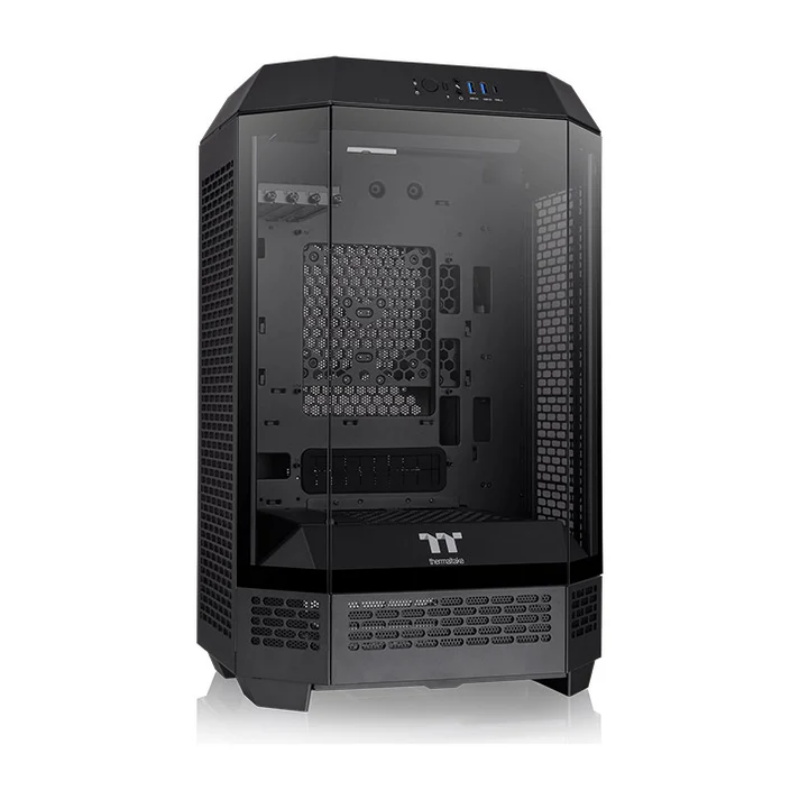 Picture of Thermaltake The Tower 300 Microtower w/ 2 built-in fans Gaming Case Black