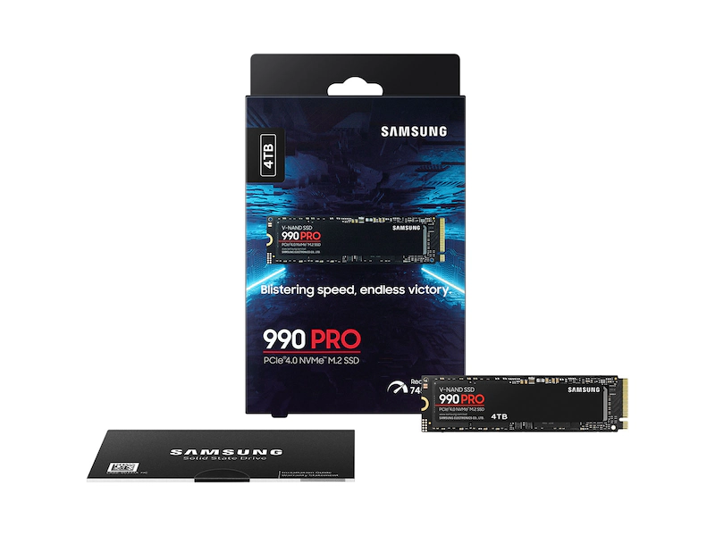 Picture of Samsung 4TB M.2 990 Pro PCIe 4.0/NVMe