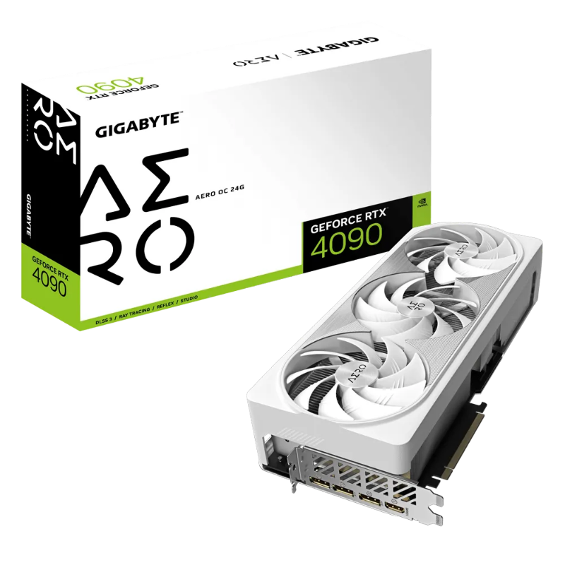 Picture of Gigabyte RTX 4090 AERO OC-24GD GV-N4090AERO OC Graphic Card