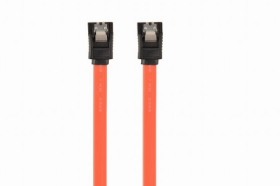 Picture of Gembird SATA III 50cm Data Cable with Metal Clip CC-SATAM-DATA