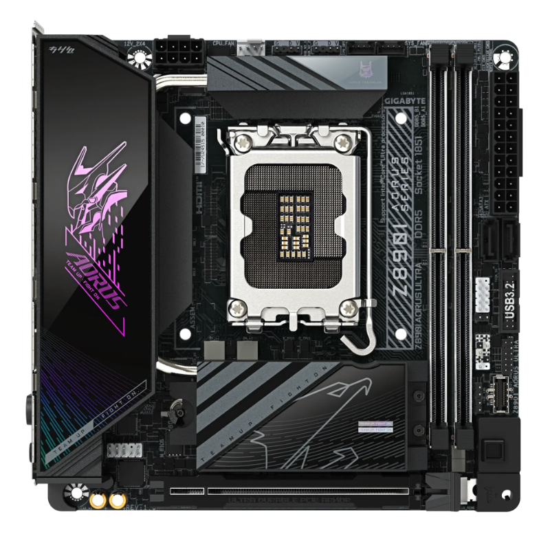 Picture of Gigabyte Z890I Aorus Ultra DDR5 PCIe 5.0 2x M.2 ITX Motherboard