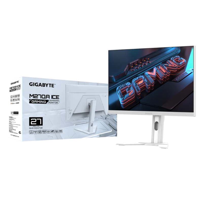 Picture of Gigabyte M27QA Ice 27'' QHD 180Hz 1ms HDR400 Gaming Monitor White