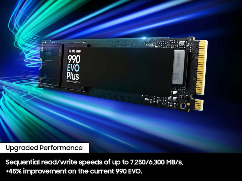 Picture of Samsung 4TB 990 EVO Plus M.2 NVMe PCIe 5.0 x 2 SSD