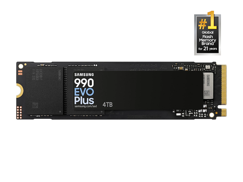 Picture of Samsung 4TB 990 EVO Plus M.2 NVMe PCIe 5.0 x 2 SSD