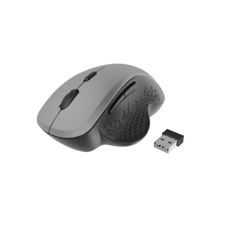Picture of 6-button wireless optical mouse, black-spacegrey MUSW-6B-02-BG