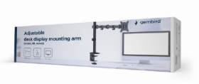 Picture of Gembird Adjustable desk display mounting arm (rotate, tilt, swivel), 17”-32”, up to 9 kg MA-D1-01