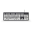 Picture of Gembird Chocolate Silent Keyboard  USB US Layout Black KB-CH-01