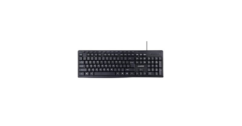 Picture of Gembird Multimedia Keyboard Black US-Layout KB-UM-107
