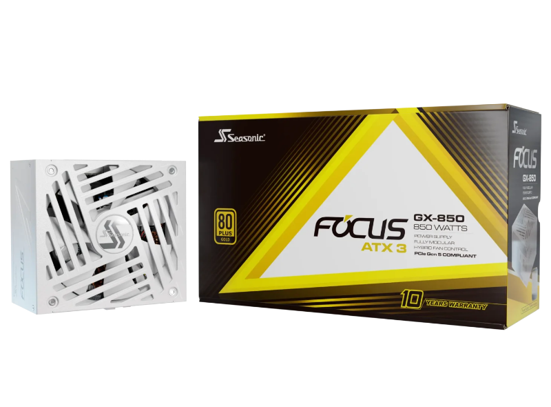 Picture of Seasonic FOCUS GX-850 White (ATX 3)  SRP-FGX851-A5A32SF