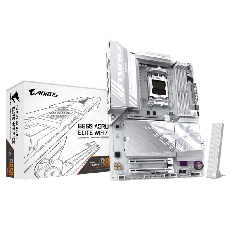 Picture of Gigabyte B850 AORUS ELITE WIFI7 ICE  B850 A ELITE WF7 ICE