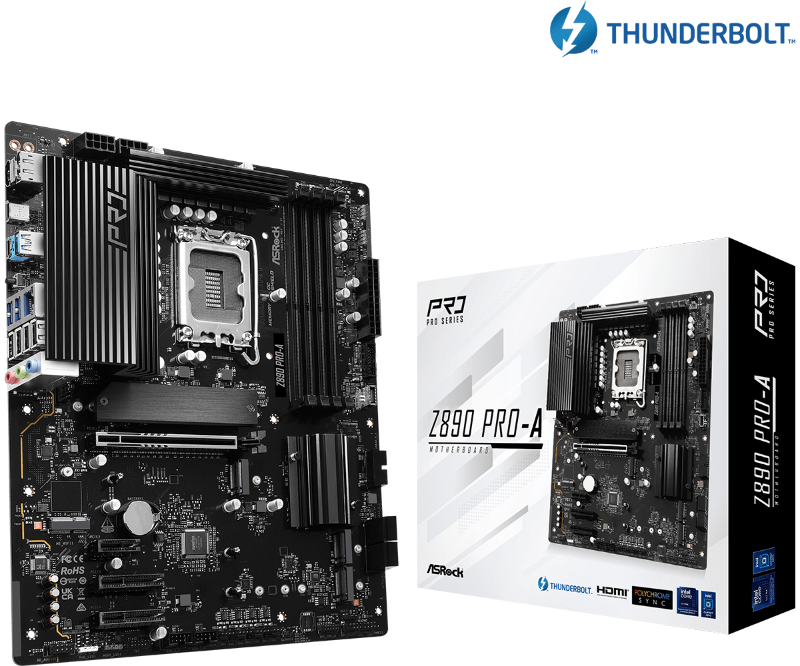 Picture of ASRock Z890 Pro-A INTEL Z890/4DDR5