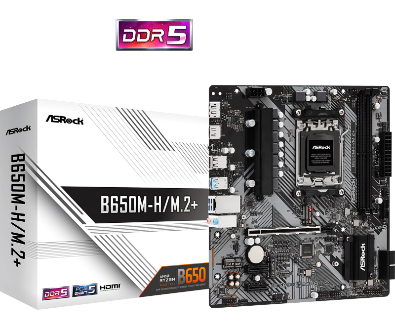 Picture of ASRock B650M-H/M.2+ AMD AM5 B650/2DDR5