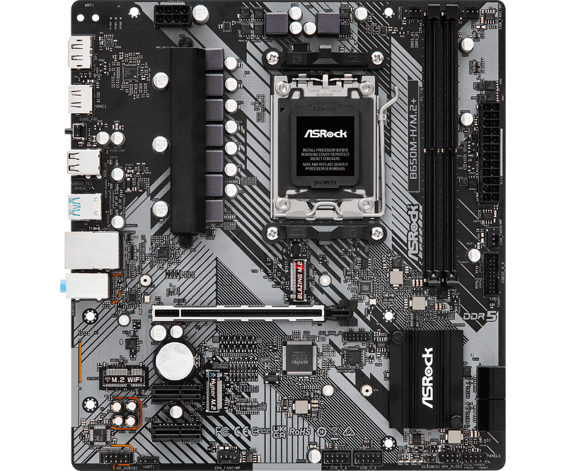 Picture of ASRock B650M-H/M.2+ AMD AM5 B650/2DDR5