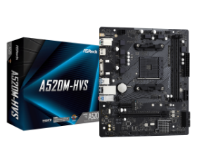 Picture of ASRock A520M-HVS AMD AM4 A520/2DDR4/4SATA3