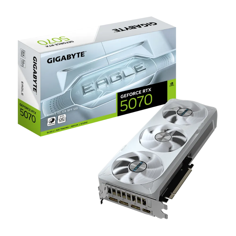 Picture of Gigabyte GeForce RTX™ 5070 EAGLE OC ICE SFF 12G GV-N5070EAGLEOC ICE-12GD