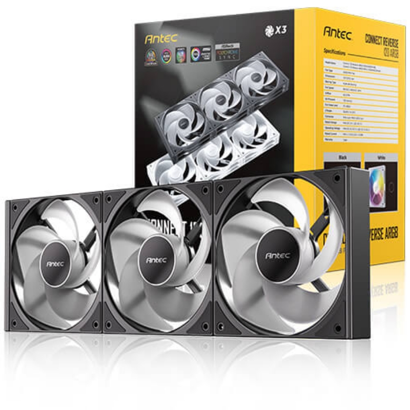 Picture of Antec C120R ARGB 3 - Pack  120MM Reverse Fans