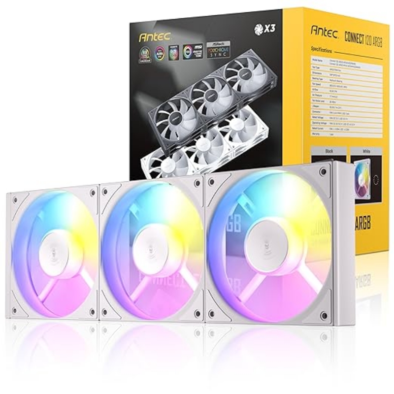 Picture of Antec C120 White 3-Pack 120MM