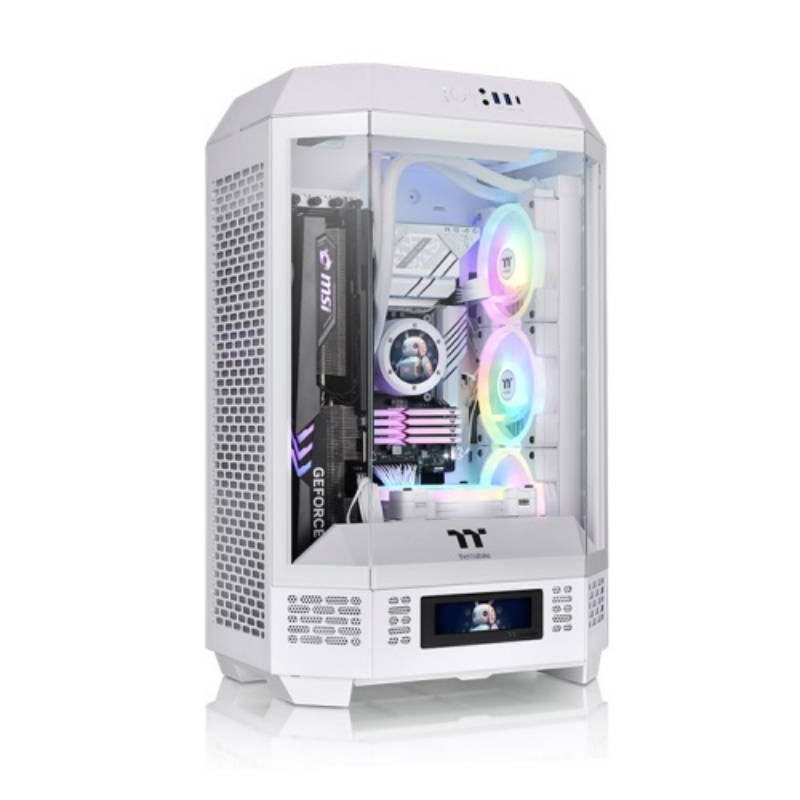 Picture of Thermaltake The Tower 300Snow/White  CT140 WhiteFan*2