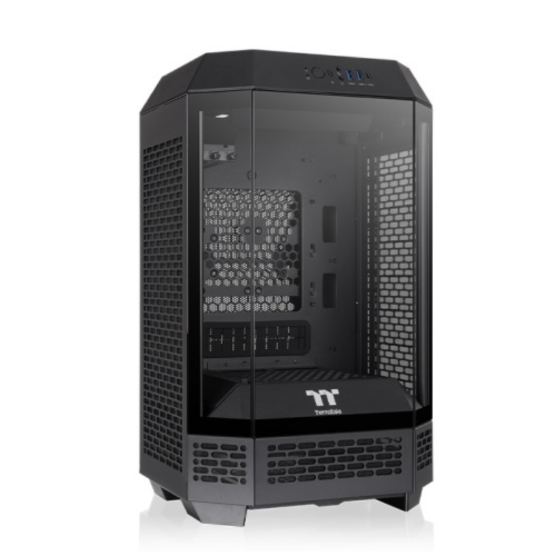 Picture of Thermaltake The Tower250/Black Fan*2/ColorBox/With Screen Metal Panel