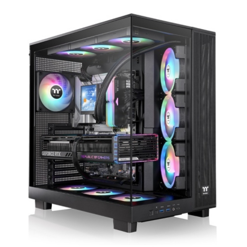 Picture of Thermaltake View 380 XL TGARGB Black  120mm ARGB LiteReverse Fan 3