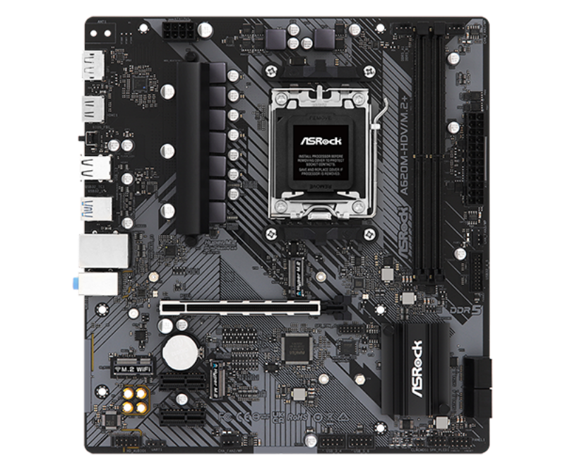 Picture of ASROCK  A620M-HDV/M.2+ AMD AM5 A620/2DDR5