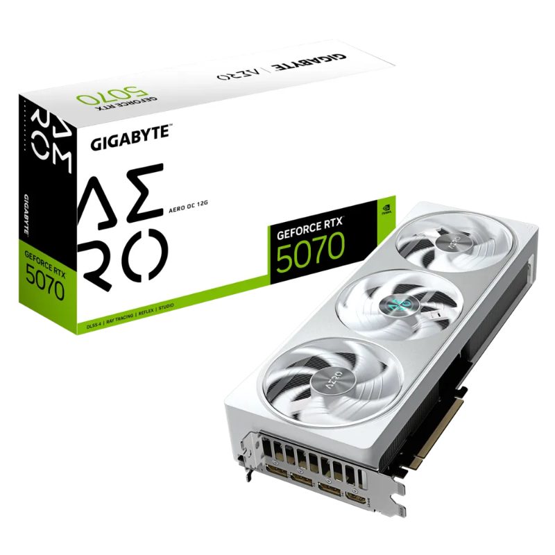 Picture of Gigabyte GeForce RTX™ 5070 AERO OC 12G  GV-N5070AERO OC-12GD 1.0