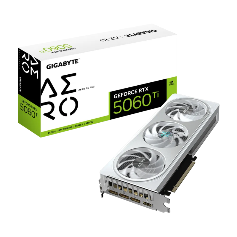 Picture of Gigabyte GeForce RTX™ 5060 Ti AERO OC 16G GV-N506TAERO OC-16GD 1.0
