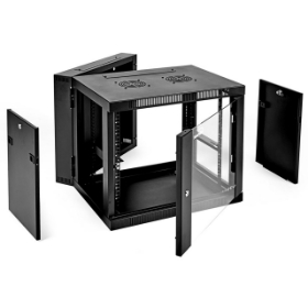 Picture of Marsriva Wall-mount Cabinet, Swing Frame,  600*(450+100)*6U 1x Shelf 1xFan
