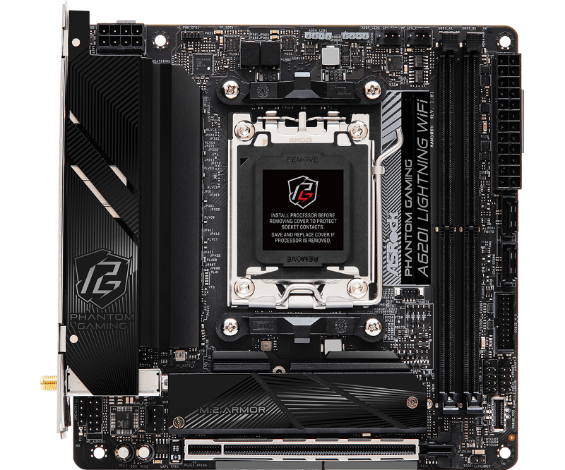 Picture of ASRock A620I Lightning WiFi AM5 mITX HDMI DDR5  90-MXBMN0-A0UAYZ