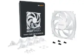 Picture of be quiet! Silent Wings 4 140 mm PWM High-Speed ​​ ​​White Fan, Optimized Fan Blades  Fluid Dynamic Bearing, BL117