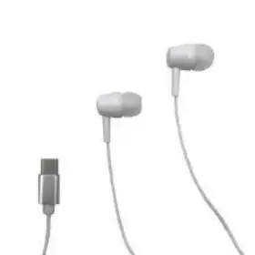 Picture of Mediatech Magicsound USB-C MT3600W White - Compatible with Analog Audio Cellphones Type C