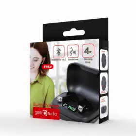 Picture of Gembird Bluetooth TWS in-ears FitEar, black   FitEar-X300B