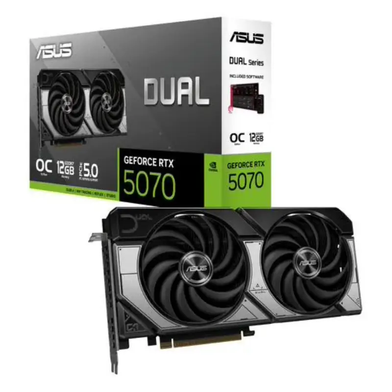 （新品未使用 納品書）ASUS DUAL GeForce RTX 5070 OC Techstore LTD. ASUS Dual GeForce RTX 5070 OC 12GB (PCIE 5.0