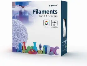 Picture of Gembird PLA Filament Transparent Red 1.75mm 1kg   3DP-PLA1.75-01-TR