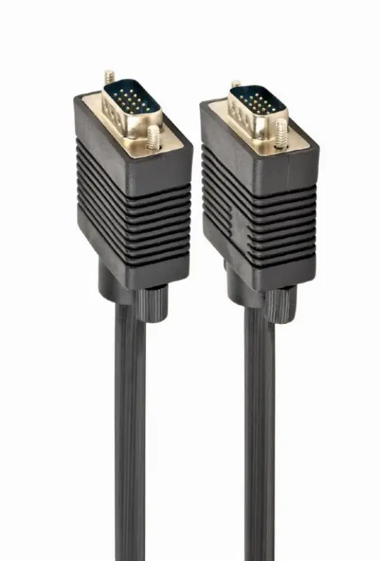 Picture of Gembird  Premium dual-shielded VGA cable with   ferrite cores, 5 m, black CC-PPVGA-5M-B