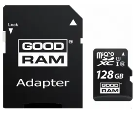Picture of GOODRAM 128GB MicroSD Card Class 10 UHS I  + Adapter M1A4-1280R12