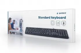 Picture of Gembird Standard Keyboard USB,US Layout,Black  KB-U-103
