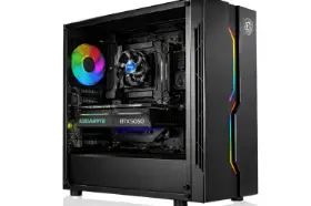 Intel BLAZE Spark entry-level gaming PC with Core i3 and RTX 5050