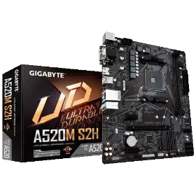 Picture of Gigabyte A520M S2H AMD Socket AM4 Micro ATX Motherboard GAA52MS2H-00-G12