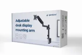 Picture of Gembird adjustable desk display mounting arm, 17”-32”, up to 9 kg MA-DA1P-01