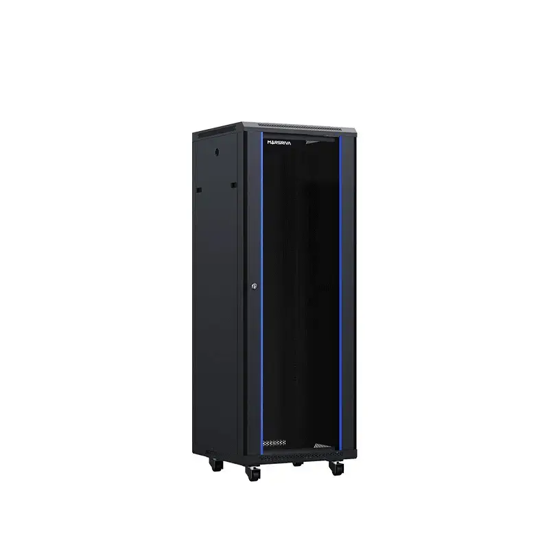 Picture of Marsriva Pioneer 8037 Network Server Cabinet 800*1000*37U 1xShelf 4xFans (2-pack)