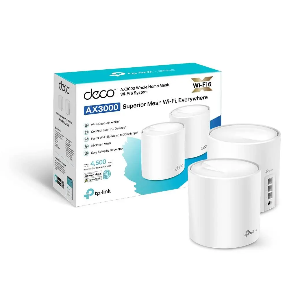 Techstore LTD. TP-Link Deco X50(2-pack) AX3000 Whole Home Mesh Wi