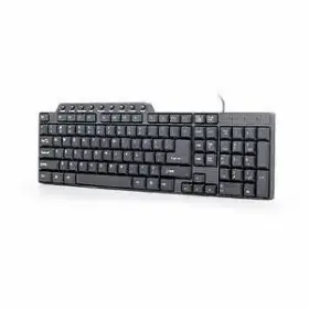 Picture of Gembird Compact multimedia keyboard US Layout USB Black KB-UM-104