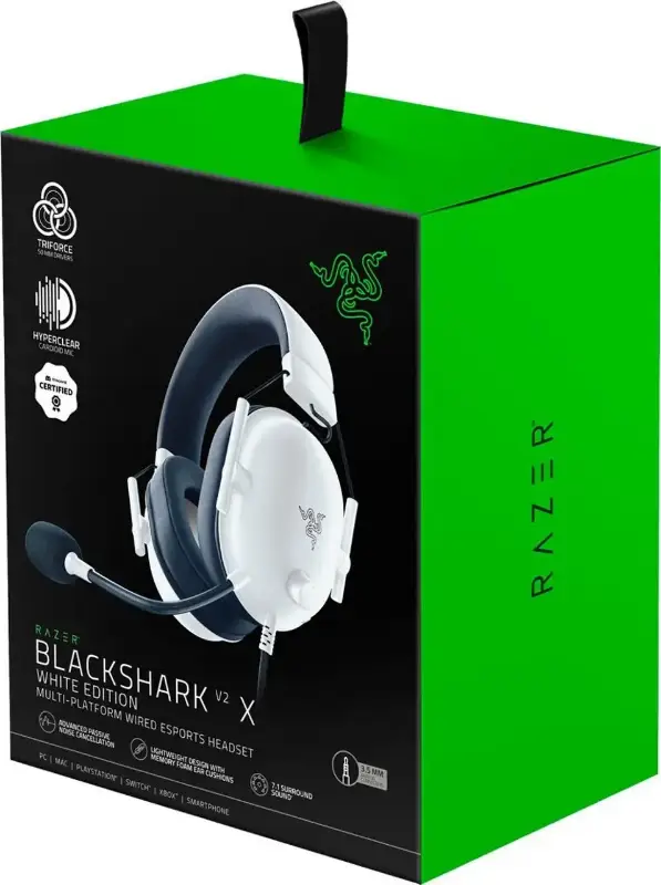 Techstore LTD. Razer Blackshark V2 X 7.1 Headset White RZ04