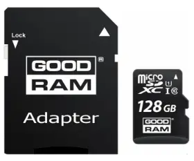 Picture of GOODRAM 128GB MicroSD Card Class 10 UHS I  + Adapter M1A4-1280R12
