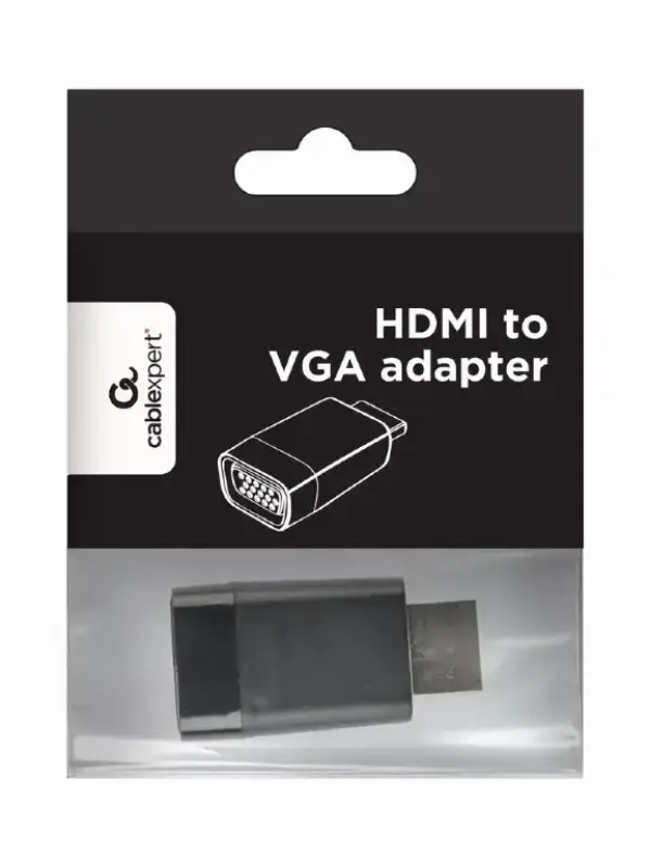 Picture of Gembird HDMI to VGA + Audio adapt. Cable Single Port  A-HDMI-VGA-001