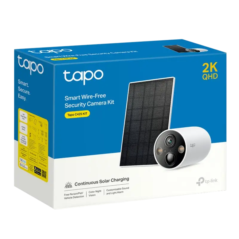 Picture of TP‑Link Tapo C425 KIT with Solar Panel