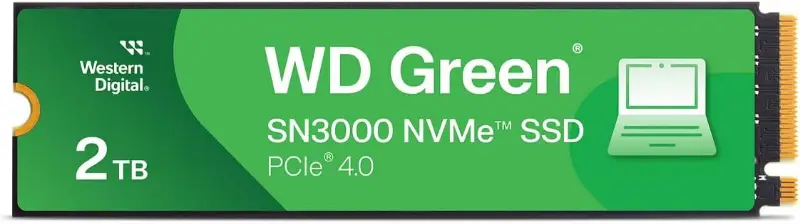 Picture of WD Green 2TB  SN3000 NVMe PCIe 4.0 x 4