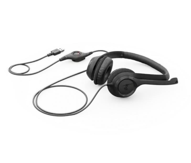 Picture of Logitech H390 USB Black Headset